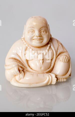 Antike Elfenbein Buddha Figur Stockfoto
