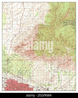 Mount Lemmon, Arizona, Karte 1957, 1:62500, Vereinigte Staaten von Amerika von Timeless Maps, Daten U.S. Geological Survey Stockfoto