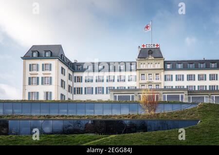 Internationales Komitee des Hauptquartiers des Roten Kreuzes - Genf, Schweiz Stockfoto