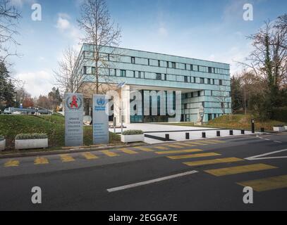 Gemeinsames Programm der Vereinten Nationen zu HIV und AIDS (UNAIDS) - Programm der Vereinten Nationen - Genf, Schweiz Stockfoto