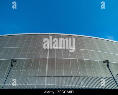 Breslau Oktober 22 2019 Schauen Sie sich das breslauer Stadion an Stockfoto