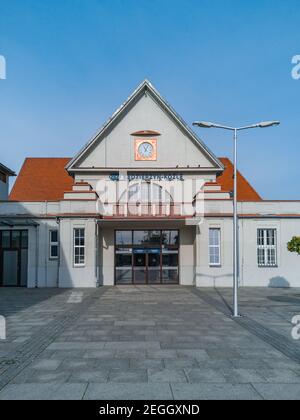 Kedzierzyn Kozle Oktober 19 2019 Hauptbahnhof Gebäude Stockfoto