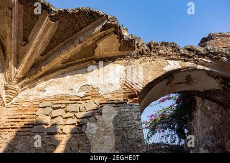 Die Ruinen von Antigua Guatemala, ein UNESCO-Weltkulturerbe Stockfoto