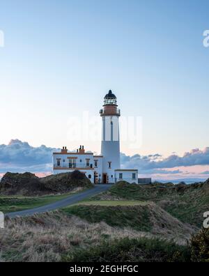 Sunset Turnberry Leuchtturm, Schottland Stockfoto