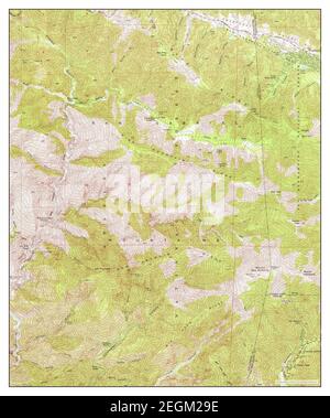 Mount San Antonio, California, Karte 1955, 1:24000, Vereinigte Staaten von Amerika von Timeless Maps, Daten U.S. Geological Survey Stockfoto