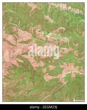 Mount San Antonio, California, Karte 1955, 1:24000, Vereinigte Staaten von Amerika von Timeless Maps, Daten U.S. Geological Survey Stockfoto