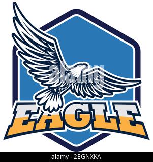 eagle Logo für Ihr Unternehmen. vektor-Illustration Stock Vektor