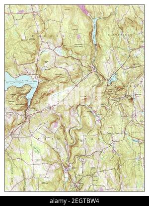 New Preston, Connecticut, Karte 1955, 1:24000, Vereinigte Staaten von Amerika von Timeless Maps, Daten U.S. Geological Survey Stockfoto