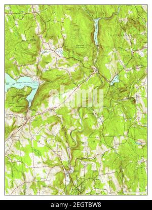 New Preston, Connecticut, Karte 1955, 1:24000, Vereinigte Staaten von Amerika von Timeless Maps, Daten U.S. Geological Survey Stockfoto