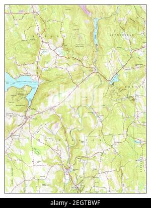 New Preston, Connecticut, Karte 1955, 1:24000, Vereinigte Staaten von Amerika von Timeless Maps, Daten U.S. Geological Survey Stockfoto