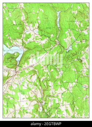 New Preston, Connecticut, Karte 1955, 1:24000, Vereinigte Staaten von Amerika von Timeless Maps, Daten U.S. Geological Survey Stockfoto