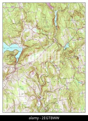 New Preston, Connecticut, Karte 1955, 1:24000, Vereinigte Staaten von Amerika von Timeless Maps, Daten U.S. Geological Survey Stockfoto