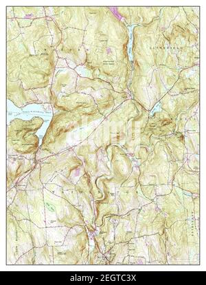 New Preston, Connecticut, Karte 1955, 1:24000, Vereinigte Staaten von Amerika von Timeless Maps, Daten U.S. Geological Survey Stockfoto