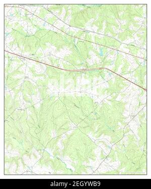 Rutledge South, Georgia, map 1972, 1:24000, Vereinigte Staaten von Amerika von Timeless Maps, Data U.S. Geological Survey Stockfoto