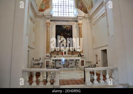 Napoli - Altare della Chiesa delle Donne a San Martino Stockfoto