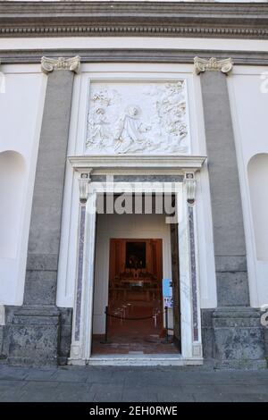 Napoli - Entrata della Chiesa delle Donne a San Martino Stockfoto