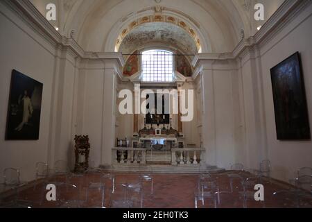 Napoli - Interno della Chiesa delle Donne a San Martino Stockfoto