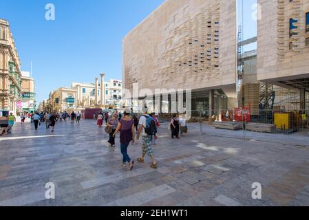 Parlament Ta' Malta, Valletta Stockfoto