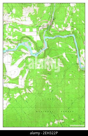 Moyie Springs, Idaho, Karte 1965, 1:24000, Vereinigte Staaten von Amerika von Timeless Maps, Daten U.S. Geological Survey Stockfoto