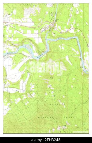 Moyie Springs, Idaho, Karte 1965, 1:24000, Vereinigte Staaten von Amerika von Timeless Maps, Daten U.S. Geological Survey Stockfoto