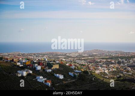 Landschaft, während der Rallye Islas Canarias 2020, 5th Runde der FIA European Rally Championship 2020, vom 26. Bis 28. November 2020 in Las Palmas de Gran Canaria, Spanien - Foto Grégory Lenormand / DPPI Stockfoto