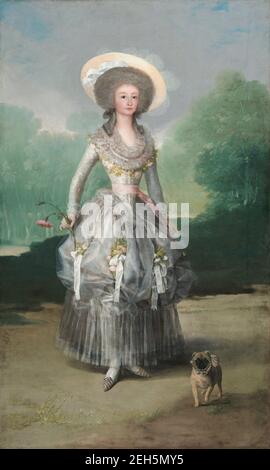 Die Marquesa de Pontejos, c. 1786. Stockfoto
