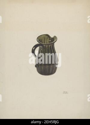 Sahne Pitcher, c. 1940. Stockfoto