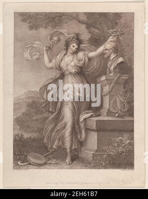 Frau Abington AS Thalia, 20. August 1783. Stockfoto