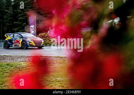 09 HANSEN Kevin (SWE), Team Hansen (SWE), Peugeot 208, Aktion während der Capitalbox World RX of Finland, 4rd Runde der 2020 FIA World Rallycross Championship, FIA WRX, vom 29. Bis 30. August 2020 auf dem Tykkimaki, in Kouvola, Finnland - Foto Paulo Maria / DPPI Stockfoto
