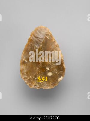 Biface, Acheulean, 700.000-200.000 B.C. Stockfoto