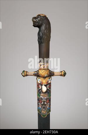 Jagdschwert, Österreicher, Wien, ca. 1825. Stockfoto