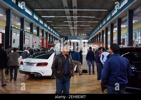 Automobilausstellung in Algier Internationale Messe Stockfoto