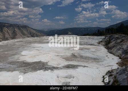 Mammoth Hot Springs, Yellowstone National Park, Wyoming, USA Stockfoto