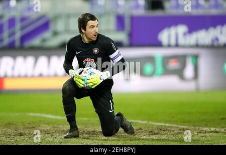 Aue, Deutschland. 19th Feb, 2021. firo: 19.02.2021 Fußball: Fußball: Archivfotos 2.Bundesliga-Saison 2020/21 Erzgebirge Aue - VfL Bochum Martin Mannel, Ganzfigur-BILD PUNKT/firosportfoto Quelle: dpa/Alamy Live News Stockfoto