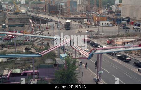 Ost-berlin, Deutschland 1990s Stockfoto