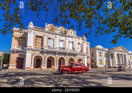 Teatro Tomas Terry Kolonialgebäude in Cienfuegos - Kuba Stockfoto