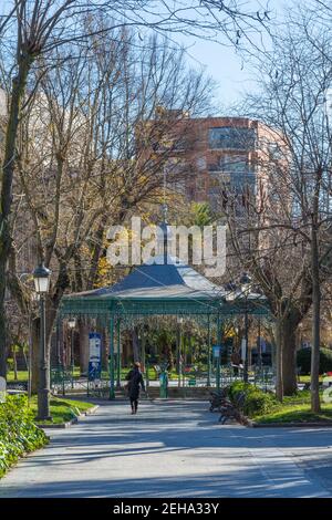 Fuente Agria de Puertollano, Paseo de San Gregorio. Ciudad Real, España Stockfoto