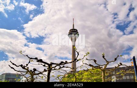 Rheinturm, Düsseldorf Stockfoto