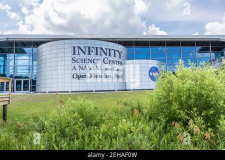 Infinity Science Center Besucherzentrum im John C. Stennis Space Center in Hamock County Mississippi Stockfoto