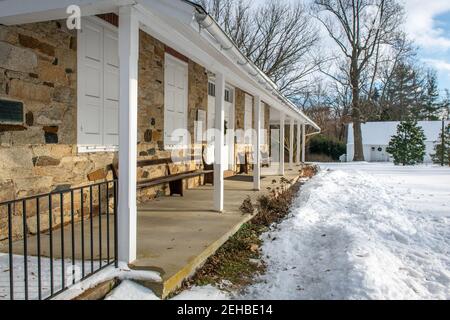 Little Falls Friends Meeting - Quaker Meeting House in Harford County Maryland Stockfoto