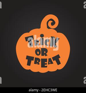 Trick or Treat halloween Hintergrund. Vektorvorlage Stock Vektor