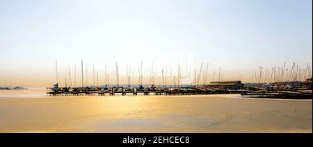 Am goldenen See Stockfoto