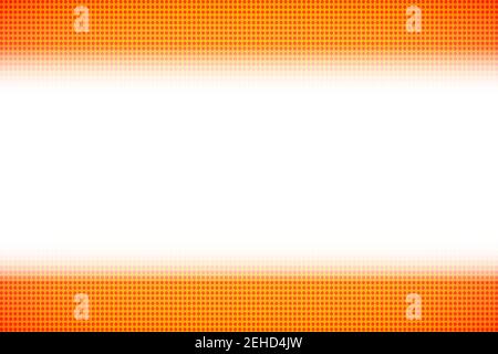 Pop Art bunte Comics Buch Magazin Cover. Punkte orange und gelb Hintergrund. Cartoon lustige Retro-Muster. Vektor-Halbtondarstellung Stock Vektor