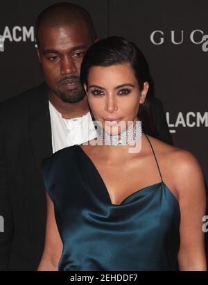 Los Angeles, USA. November 2014, 01st. Kim Kardashian, Kanye West nimmt an der LAMCA Art Film Gala Teil, die am 1st. November 2014 im LACMA in Los Angeles, CA, stattfindet. (Foto von Adam Orchon/Sipa USA) Quelle: SIPA USA/Alamy Live News Stockfoto