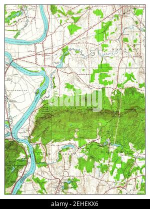 Mt Holyoke, Massachusetts, Karte 1947, 1:24000, Vereinigte Staaten von Amerika von Timeless Maps, Daten U.S. Geological Survey Stockfoto