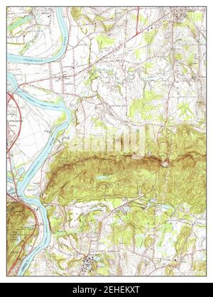 Mt Holyoke, Massachusetts, Karte 1964, 1:24000, Vereinigte Staaten von Amerika von Timeless Maps, Daten U.S. Geological Survey Stockfoto