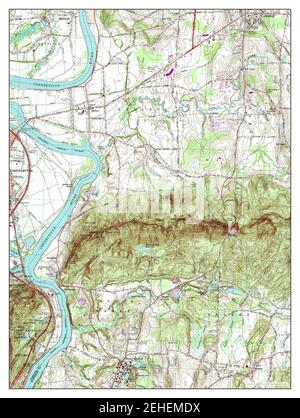 Mt Holyoke, Massachusetts, Karte 1964, 1:25000, Vereinigte Staaten von Amerika von Timeless Maps, Daten U.S. Geological Survey Stockfoto