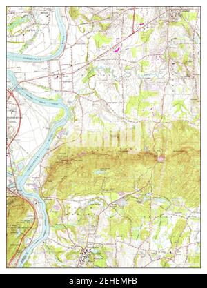 Mt Holyoke, Massachusetts, Karte 1964, 1:25000, Vereinigte Staaten von Amerika von Timeless Maps, Daten U.S. Geological Survey Stockfoto