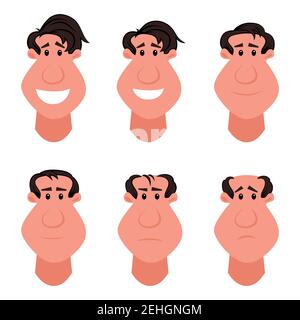 Informationstabelle zeigt Arten und Stadien der Haarausfall für Männer. Bolding Kopf von vollen Haardecken zu einem letzten Stadium der Kahlheit. Stock Vektor