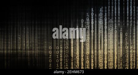 Big-Data-Visualisierung als Hintergrund für Computertechnologie Stockfoto